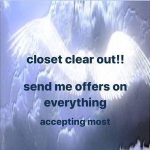 trying to clear my entire closet